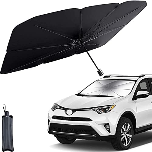 Delfino Shirudo Car Windshield Sun Shade Foldable UV Protection Umbrella –  Delfino