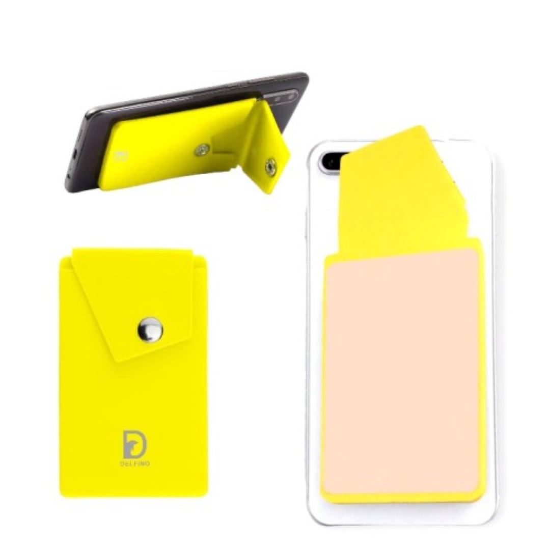 phone wallet - yellow
